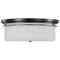 Nuvo Warren - 15 Inch Flush Mount - Gun Metal with Satin White Glass 60/8034 - alternate 5